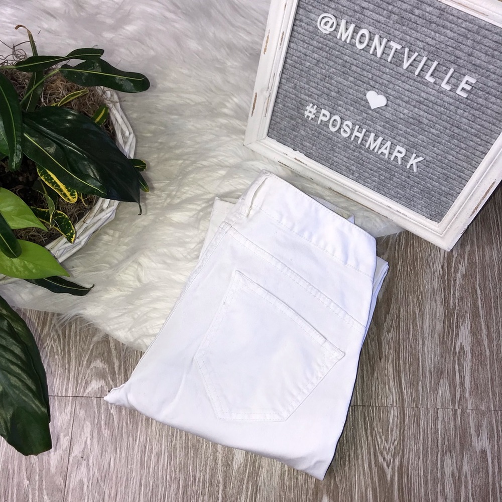 London Jean White Size 0 Cotton Skinny Jeans